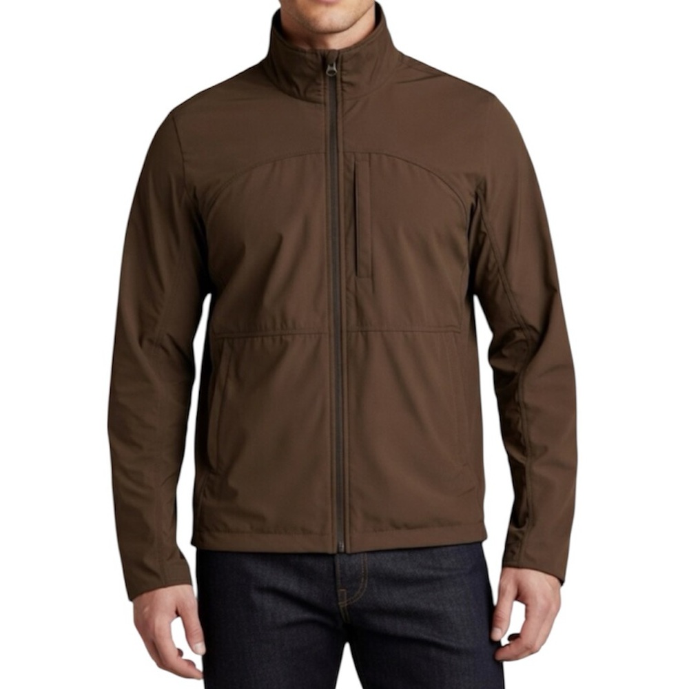 OLD NAVY Soft Shell Fleece Lined Chocolate Brown Spring/Fall Jacket